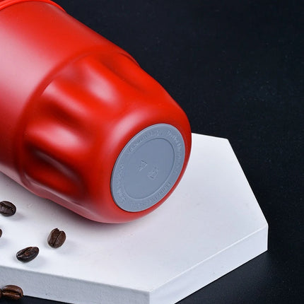 260ml Petal Coffee Tumbler, 316 Stainless Steel Vacuum Cup, Antibacterial & Wide Mouth, Double-Wall Thermos for Hot/Iced Drinks