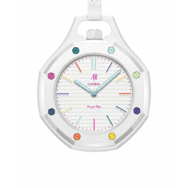Fashion Royal Style Candy Color Decorative AR Carsikie Pendant Hanging Quartz Watch Men Collaboration Pocket Wristwatch Clock