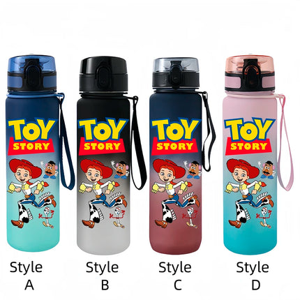 Toy Story Cartoon Drinking Glasses Woody Portable Cup Outdoor Sports Water Bottle Drinking Cup Cartoon Plastic Frosted Kettle