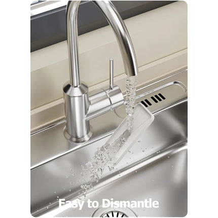 Kitchen Stainless Steel Sink Drain Rack Sponge Storage Holder Soap Drainer Towel Rack Shelf Organizer Kitchen Accessories Faucet