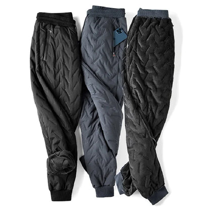 New Big Size Winter Pant Men Thick Fleece Lined Jogger Cotton Padded Warm Work Trouser Male Plus Large Sweatpant 9XL 10XL Autumn