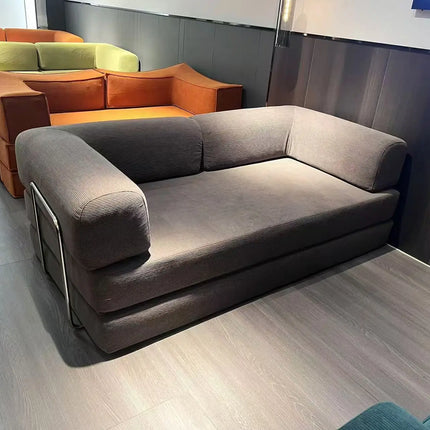 150CM Modern Style Air Compression Fabric Flannel Deformable Modular Couch for Living Room Sectional Composable  Sofa Bed