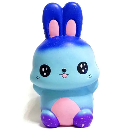 Squishy Blue Dream Starry Sky Unicorn Dog Panda Squeeze Stress Relief Toy Set，Slow Rising Soft Fidget Toys for Kids Girl Gift