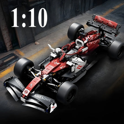 Technical racing cars, racing car models, 1:10 DIY super sports car building block puzzle toys, children's and adult gifts