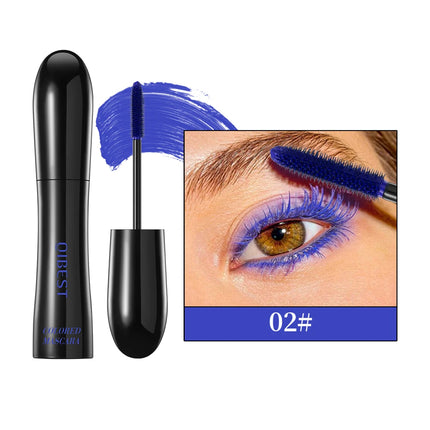 Chocolate Brown Mascara Colorful Curling Eyelash Extension Waterproof Fast Drying Lengthening Eye Black Lashes Makeup Lasting