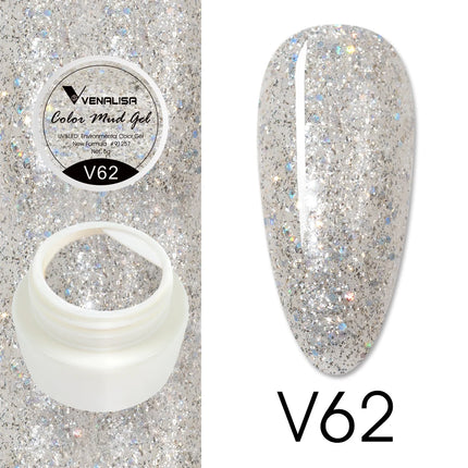 VENALISA Color Mud Gel Pure DIY Nail Art Design UV Gel Polish Professional Manicure Varnishes for Quality Artistry