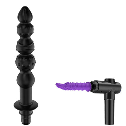 Massage Gun Head Vibration Message Gun Vibrators for Female Man Attachments  Silicone Heads for Fascia Massage Gun Percussion