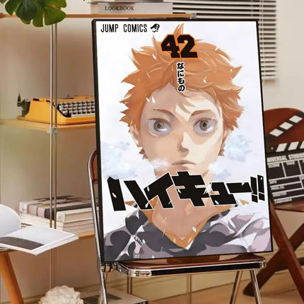 H-Haikyuu Anime Volleyball Poster Modern Waterproof HD Wall Art Decor For Home Living Room