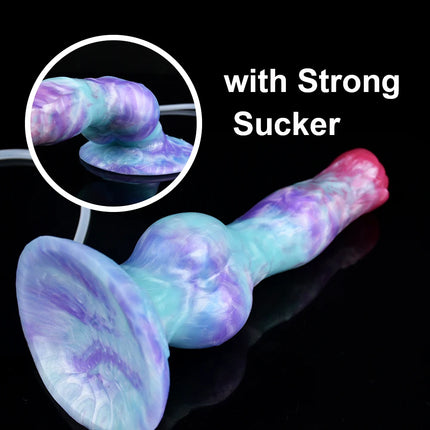 NNSX Ejaculation Dildo with Strong Suction Cup Wolf/Dog Anal Plug Silicone Adult Sex Toy Anal Dilator G-spot Massage Masturbation
