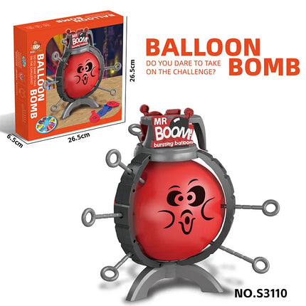 Boom Boom Balloon Toy Tabletop Game Bursting Balloon Toys for Party Game Prop Prank Family Gathering Interactive Toys Kids Gifts