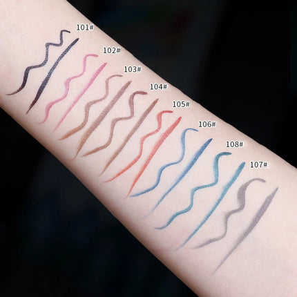 Professional Fast Dry Smooth Waterproof Eyeliner Pencils Eyes Brown Black Color Pigments Liquid Eye Liner Pen Make Up Tools