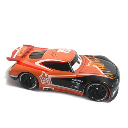 Original Disney Pixar Cars 3 Anime Figure School Bus Cartoon Model Car 1:55 Metal Die Casting Alloy Car Kids Toys Birthday Gifts