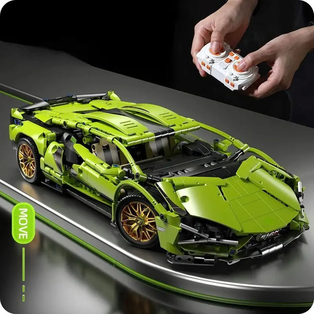 Building Blocks Roadster Technology 1:14 Racing Roadster building blocks Assembly brick vehicle toy gift for boys