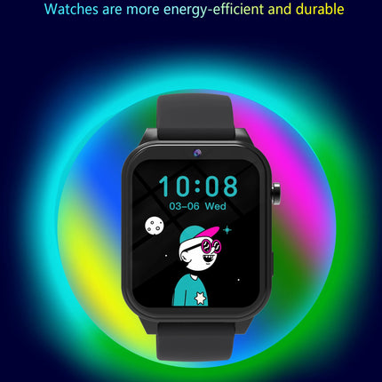 2025 New Smart Watch For Children HD Touch Screen Camera 18 Games Sleep Monitoring Alarm Clock Calculator Birthday Gift Boy Girl