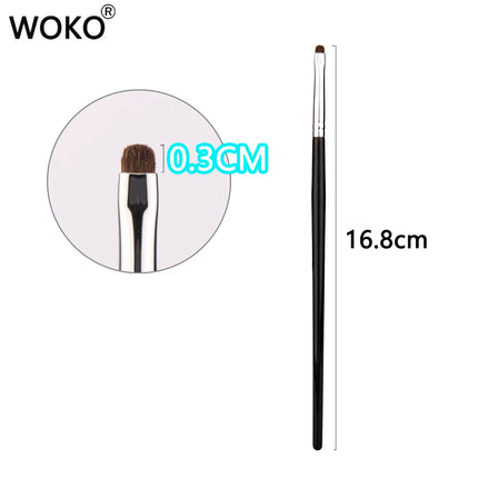 Small Smoky Liner Makeup Brushes Eyeliner Smudge Brush Precision Smudge Makeup Brush Horse Hair Eyeshadow Smudge Brush