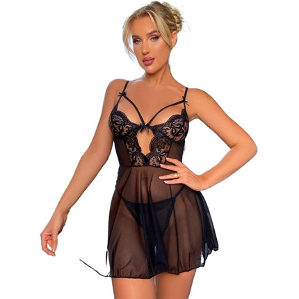 New Sheer Micro Bikini Women Sexy Lingerie Erotic V-shaped Bodysuit Fancy Mini Underwear Fashion Cosplay Outfit Backbare Sex Set