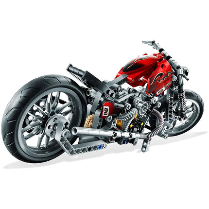 465 Piece Bricks Motorcycl Set City Technical Model Building Blocks Boys Birthday Christmas Gifts Kids Toys For Children