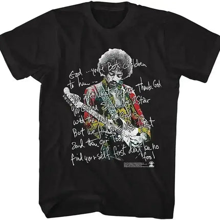 Vintage Rock Tops Jimi Hendrix Rock Musician T Shirt 90s Y2k Tee Print Cotton T-Shirts Casual Loose T Shirt Fans Gift Unisex