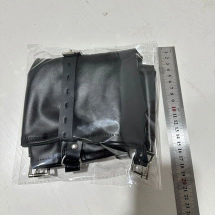 Japanese Style Leather Tight Back Handbag with Restrained SM Arms Binding Restraint Cloth Sex Party Props Couple Sex
