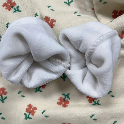Girls' Sweater Autumn New Style Jacket for Young Children Korean Style Floral Cardigan Baby Girl Trendy Knitwear
