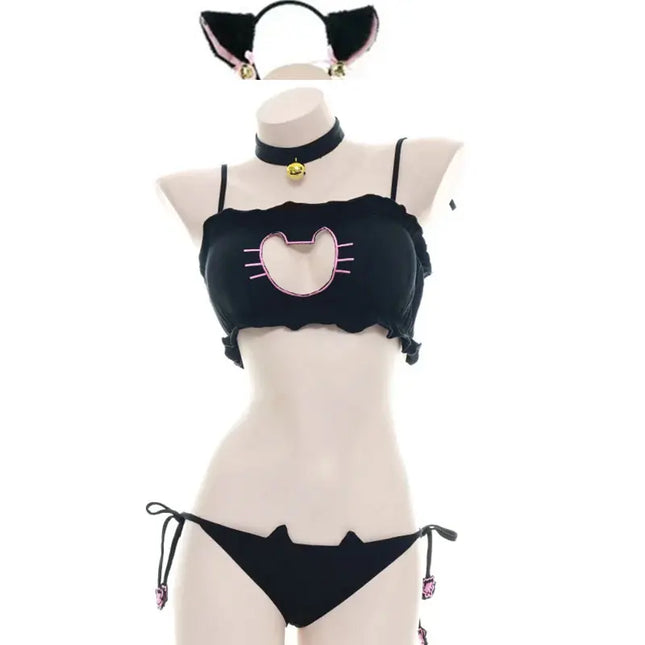 Cosplay Costume Exotic Lingerie Set Women Sexy Outfit Fancy Halter Mesh Bandage Exotic Uniform Japanese Role Play Sex Clothes