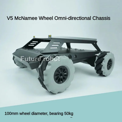 40-60Kg Load RC Tank Heavy Duty Mecanum Wheel Omnidirectional Robot 12V/24V Motor Metal Chassis for Research Programmable Robot