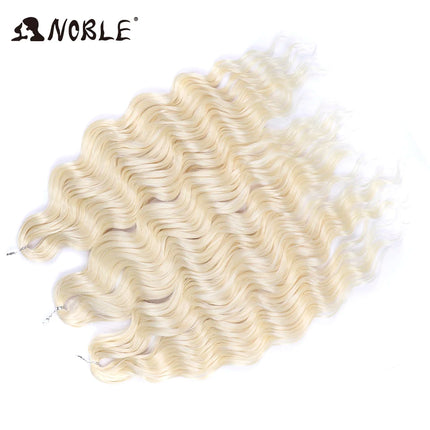 Noble Braiding Hair 300g 24 Inch ANNA Curl Hair Water Wave Twist Crochet Hair Synthetic Rainbow Color Braiding Hair Extensions