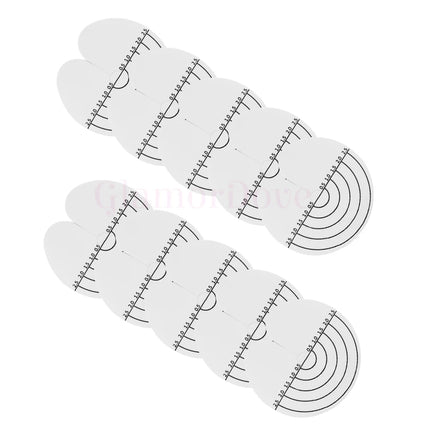 20pcs Heat Shield Guards Thick Templates Heat Shield Protector Keratin Hair Extension Bonding Tools For Salon