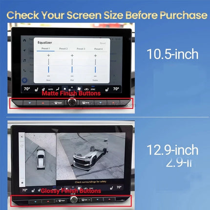 2pcs Nano PET screen protector For Toyota RAV4 XSE/Limited 2026 Car Infotainment navigation instrument digital cluster film