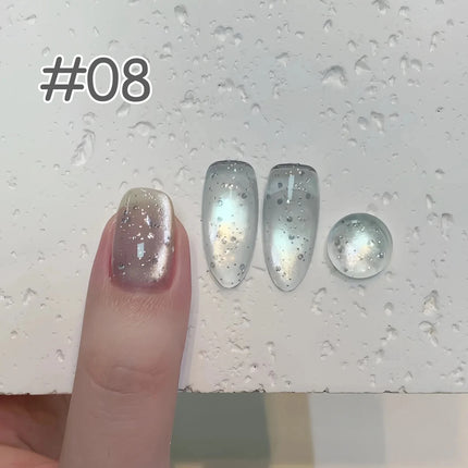 1-6PCS Popular Winter Internet Celebrity Hot-selling Northern Lights Cat Eye Magnet Gel Nail Polish Nail Art Nail Supplies