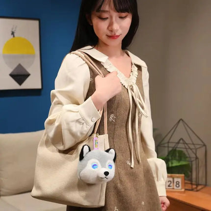 100%Genuine Ai Intelligent Toy Husky Dialogue Wifi Interaction Emotional Companionship Daily Encyclopedia Tell Story Smart Toy