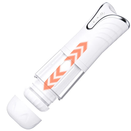 Automatic Telescopic Male Masturbator Cup Strong Retractile Penis Trainer Pocket Pussy Vagina Soft Silicone Sex Machine for Men