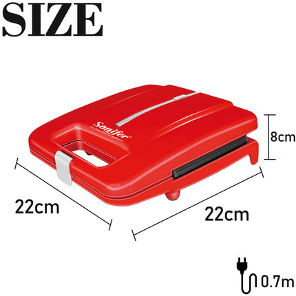 Electric Sandwich Maker Toast Cooking Kitchen Appliances Sandwiches Press Breakfast Machine Waffles Pot Iron Baking Pan Sonifer