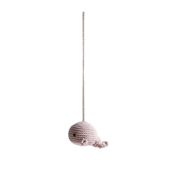1pc Play Gym Pendant for Kids Crochet Rattle Ocean Montessori Crochet Rattle Children's Toys Mobile Bell Ring Wooden Babies Gym