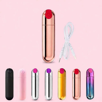 USB Charge 10-Speed Mini Bullet Vibrator Clitoris Stimulator G-Spot Vagina Massage Adult Sex Toys for Women Gay Female Masturbation