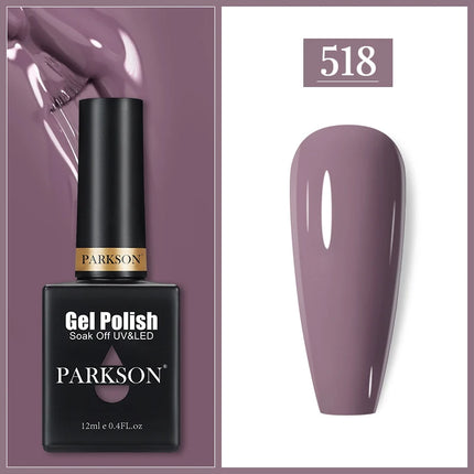 Parkson 12ML Nail Gel Polish HEMA TPO FREE Full Coverage 279 Color Gel Pigment Professional Nail Art Long Lasting Gel Varnish