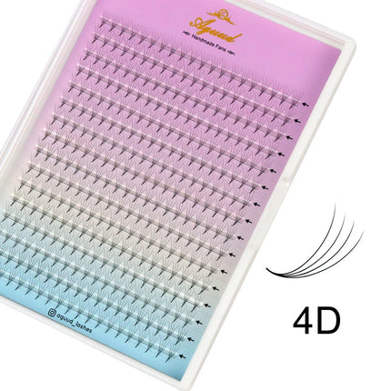 AGUUD 320 Fans Premade Volume Fans Eyelashes Extension 3D-40D Thin Pointy Base Russian Volume Fans Lashes Extension Makeup