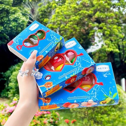 4/6/8pcs Fruit Series Lip Balm Set Sleeping Lip Mask Moisturizing Hydrating Non-sticky Anti-Cracked Lip Balm Lips Care