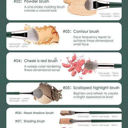14Pcs Makeup Brushes Soft Fluffy Makeup Tools Cosmetic Powder Eye Shadow Foundation Blush Blending Beauty Make Up Brush