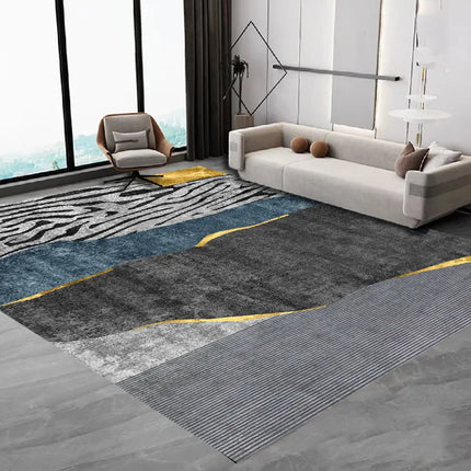 VIKAMA Nordic Minimalist Living Room Carpet, Easy-To-Clean Sofa and Coffee Table Pad, Bedroom Full Carpeting, Home Decoration