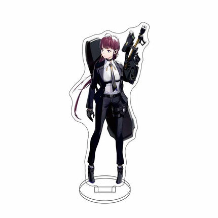 Anime Nikke Goddess Of Victory Figures Model Plate Sexy Girl Cute Girl Pattern Key Ring Acrylic Standing KeyChain for Women Men