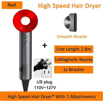 Professinal Negative Ion For Dyson Hair Dryer Hairdryer Leafless Constant Temperature High Speed Quick Dry Home Powerful Electri
