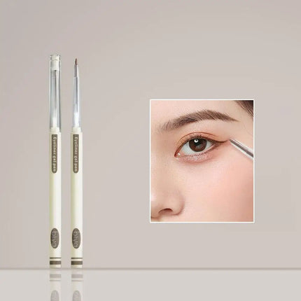 Waterproof Grey Brown Eyeliner Gel Pencil Ultra-fine Matte Smooth Eyeliner Pen Smudge Proof High Pigmented Eyeliner Pencil