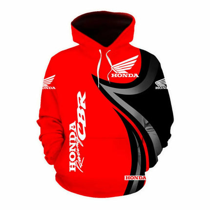 Sudadera con capucha Honda para hombre, sudadera con estampado 3D para motocicleta, moda para deportes al aire libre,