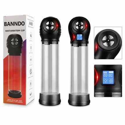 Male Electri Penis Pump Vacuum Pump for Men Automatic Penis Expander Enhancer Masturbator Penile Trainer Adult Sex Toys for Male