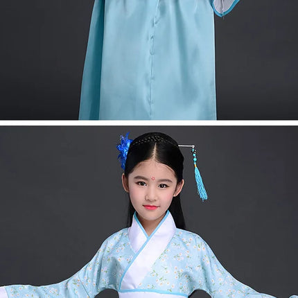 Autumn Two-piece Set Kids Hanfu Cosplay Tang Girl Suit Dance Costume Baby Outfits Ancient Girls Clothing Hanfu Children Suits