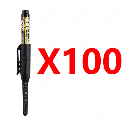 100-1Pcs 45mm Long Nib Head Carpenter Marker Pens White/Black/Blue/Red Hole Marker Pen for Measuring Woodworking Hand Tools