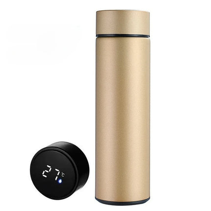 500ML Temperature Display Thermos Cup Stainless Steel Divided Thermos Bottle Outdoor Vacuum Insulated Cup Father's Day Gift