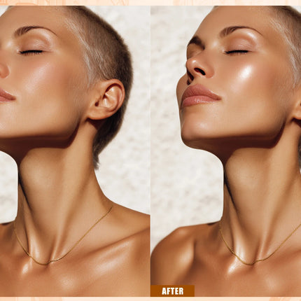[Natural Glowup] 1pc Glowup Highlighter Stick | Natural Brightening Face Contour & Highlight Makeup, Medium Coverage, Buildable