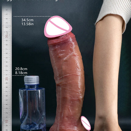 Oversized Soft Realistic Thick Dildo Gay Sex Toy for Women Suction Cup Big Dick Anal Plug Vaginal Masturbators Silicone Penis